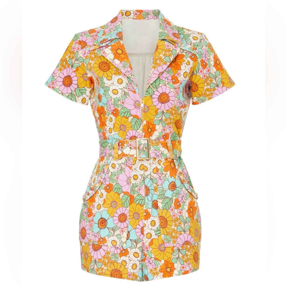 Show Me Your MuMu | Outlaw Romper Flower Market | Size 1X